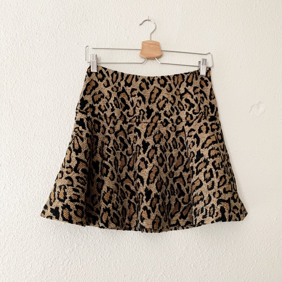 Free People Dresses & Skirts - Free People Chenille Cheetah Skirt